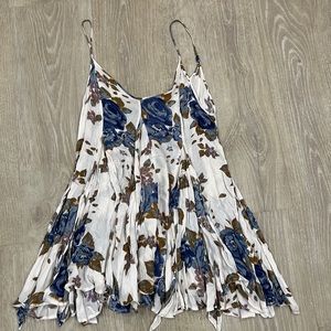 Free people floral swing dress. Size L